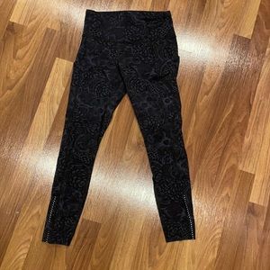 Black lululemon leggings. 7/8th length